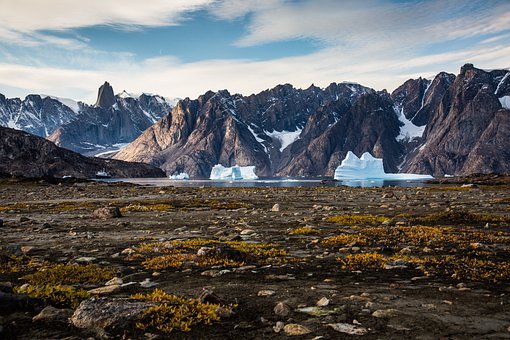 Pokryta lodem Grenlandia